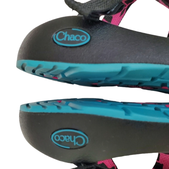 Chaco Tegu Sandals Cubit Pink Strappy Slip On Sport Sz 7 - Picture 11 of 14